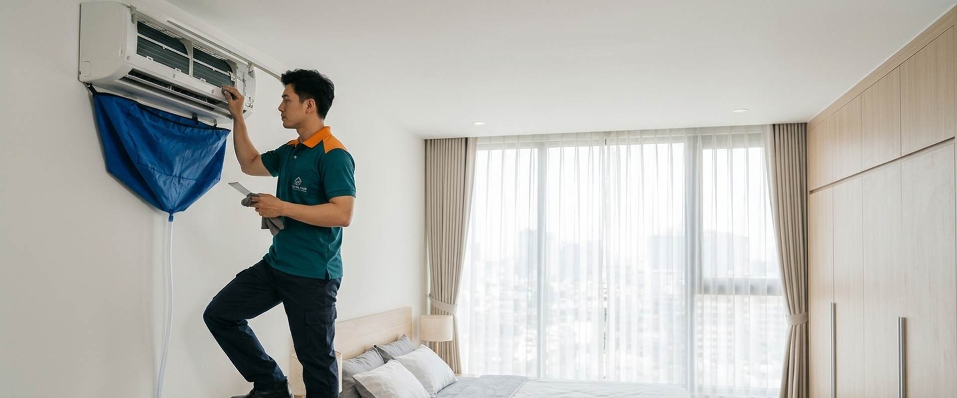 Thợ điện lạnh vệ sinh và sửa máy lạnh tại nhà ở TP.HCM