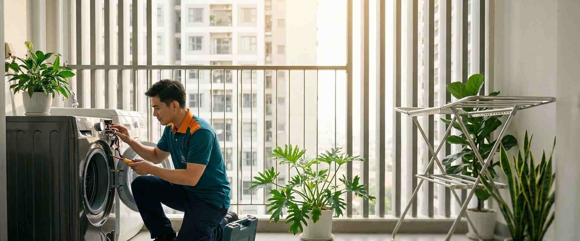 Thợ sửa máy giặt, máy nước nóng và bếp từ tại nhà