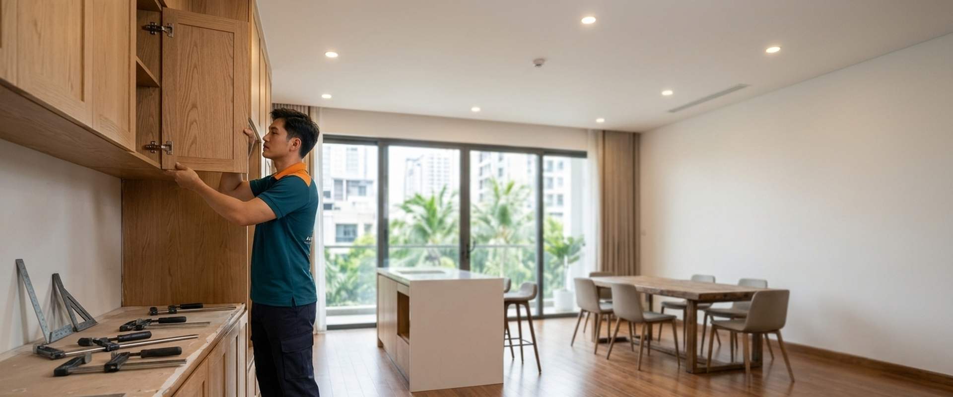 Thợ mộc sửa chữa và thi công đồ gỗ nội thất tại nhà