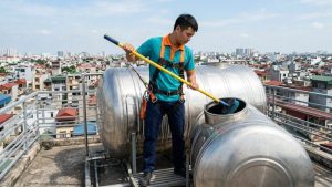 Vệ sinh bồn nước inox đúng cách để có nguồn nước sạch